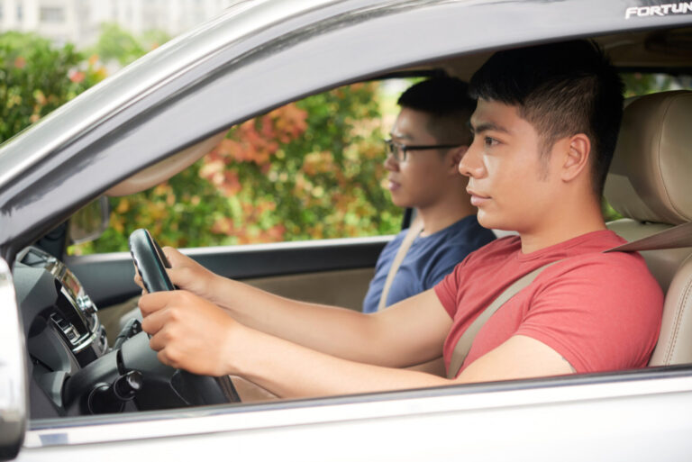 blog image of POC teen driver practicing defensive driving skills